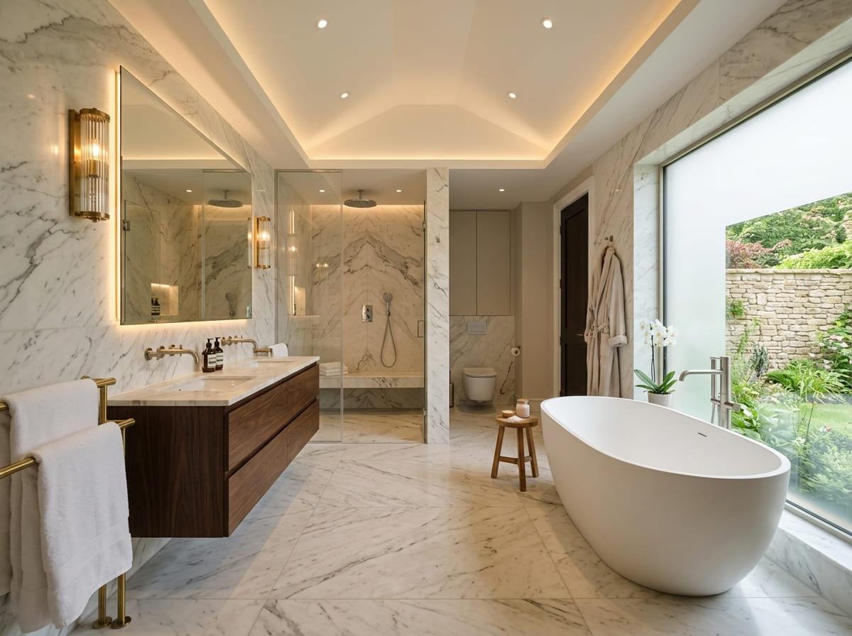 Custom Bathroom Renovation in Hufsmith