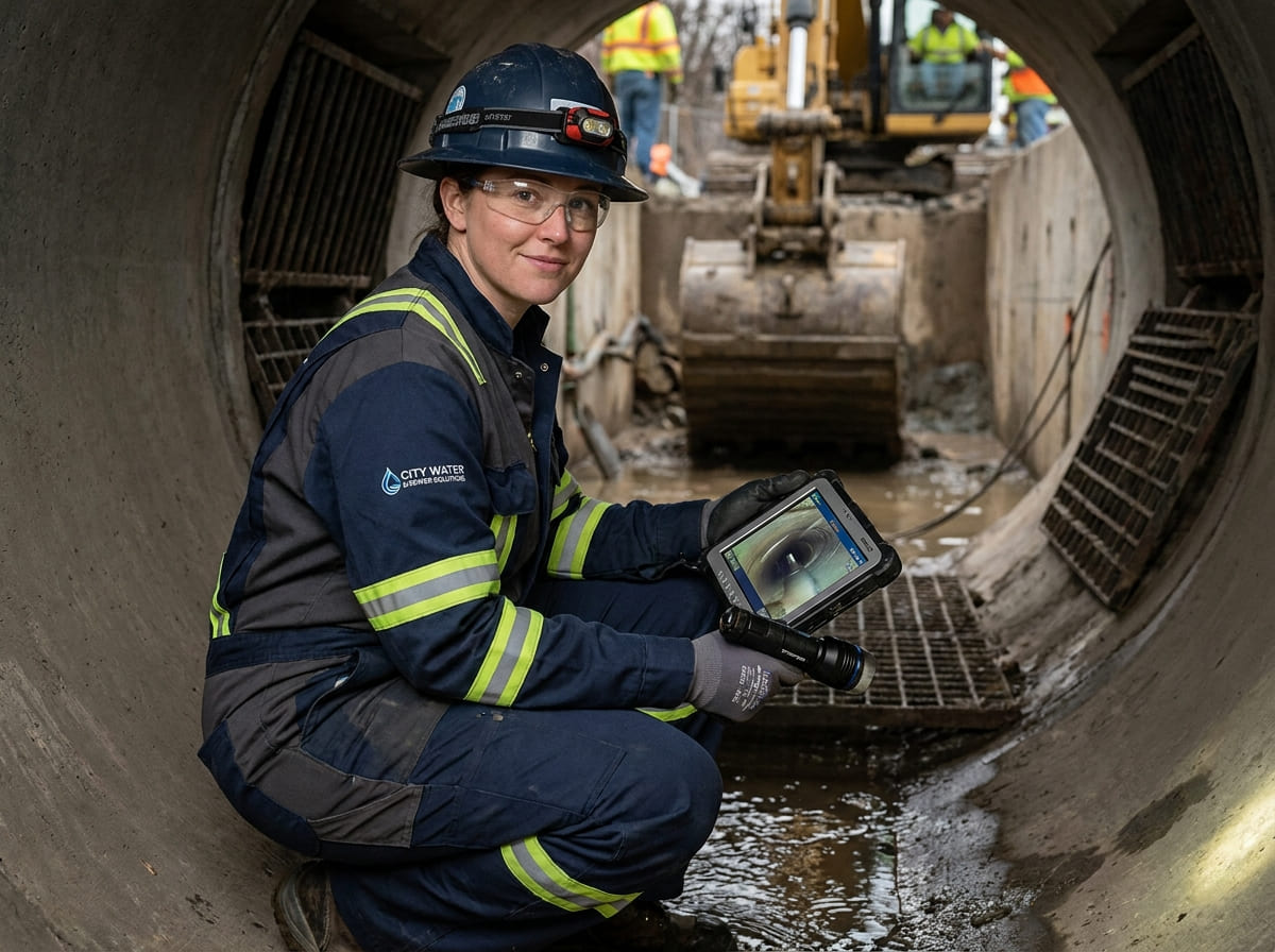 Sewer Line Inspection & Replacement in Hufsmith